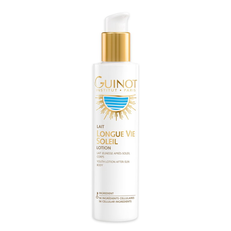 GUINOT Longue Vie Soleil, jauninamasis kūno losjonas po saulės, 150 ml