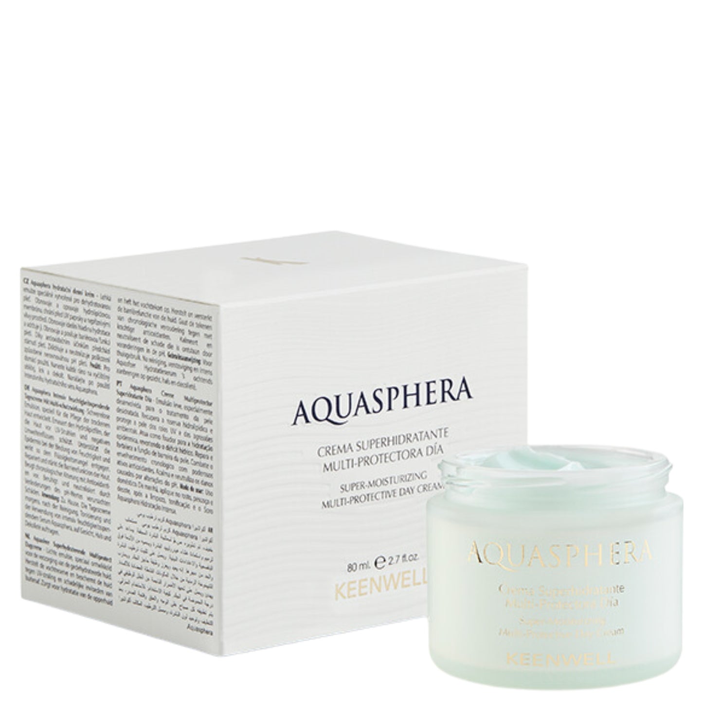 KEENWELL AQUASPHERA DRĖKINAMASIS DIENINIS KREMAS, 80 ML