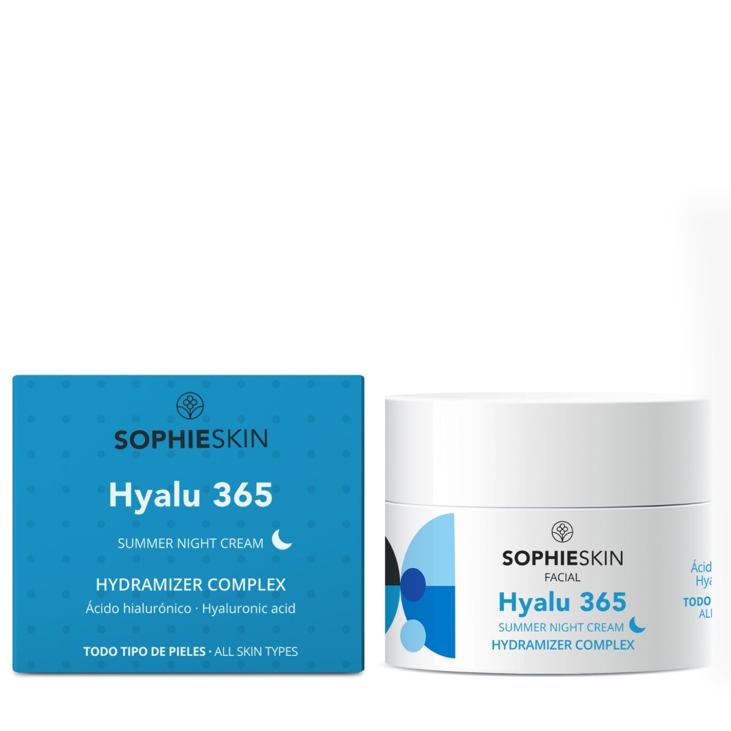 SOPHIESKIN HYALU 365 DRĖKINAMASIS NAKTINIS VEIDO KREMAS, 50 ML