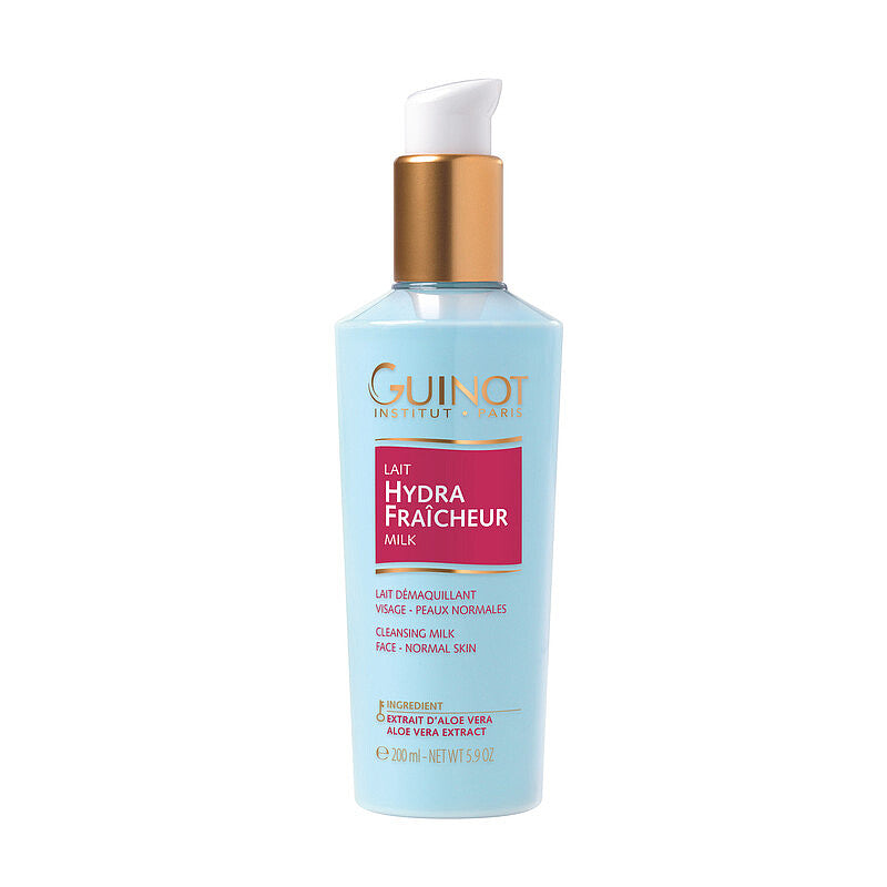 GUINOT Hydra Fraîcheur gaivinamasis valomasis pienelis visų tipų odai, 200 ml