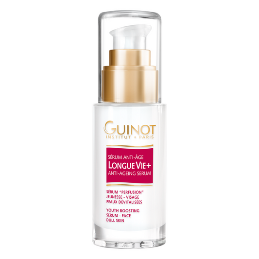 GUINOT Longue Vie+ atstatomasis priešraukšlinis serumas, 30 ml