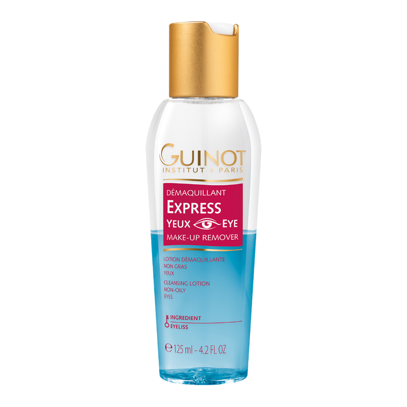 GUINOT Express dvifazis akių makiažo valiklis, 125 ml