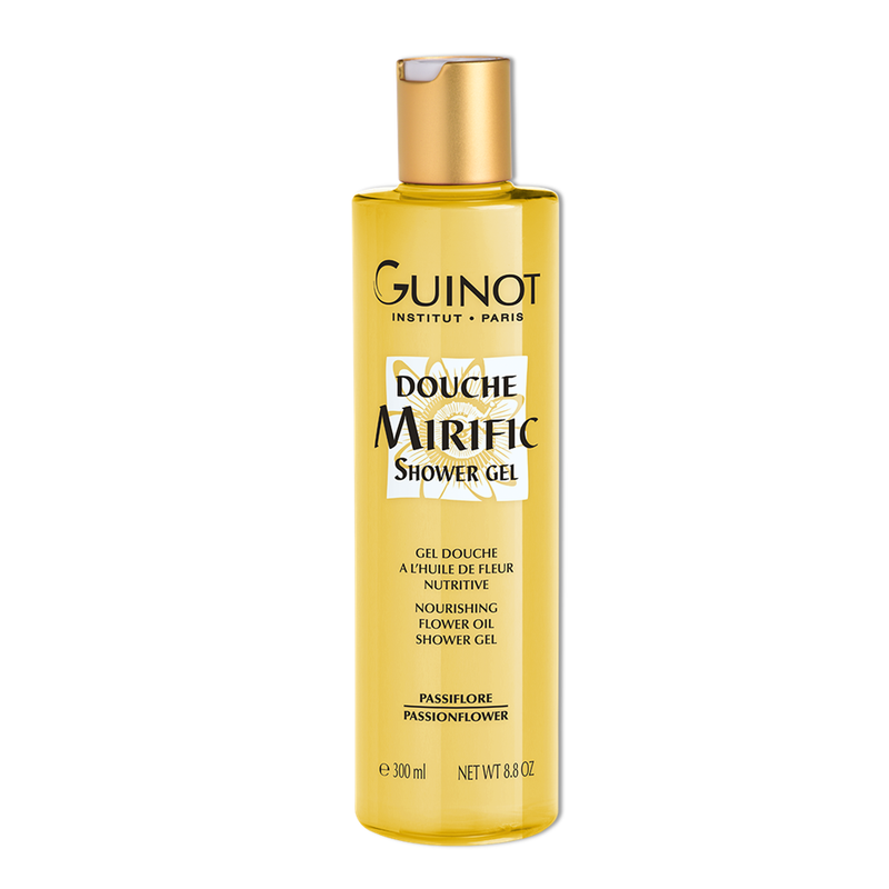 GUINOT Mirific maitinamoji dušo želė su gėlių aliejumi, 300 ml