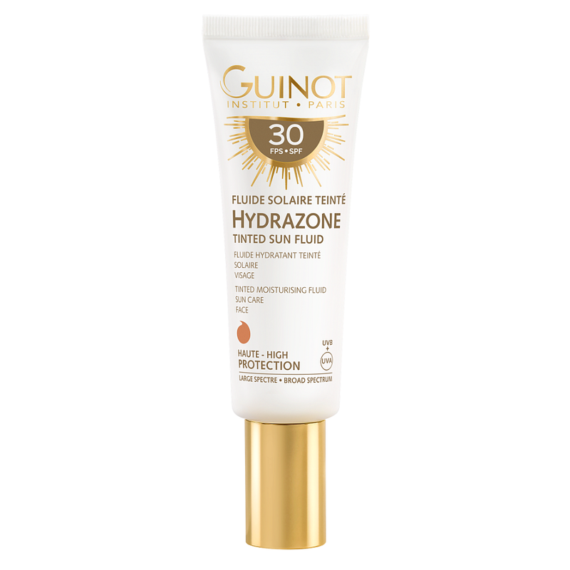 Guinot Hydrazone Tinted Sun Face Fluid drėkinamasis fluidas su spalva nuo saulės veidui SPF 30, 50ml
