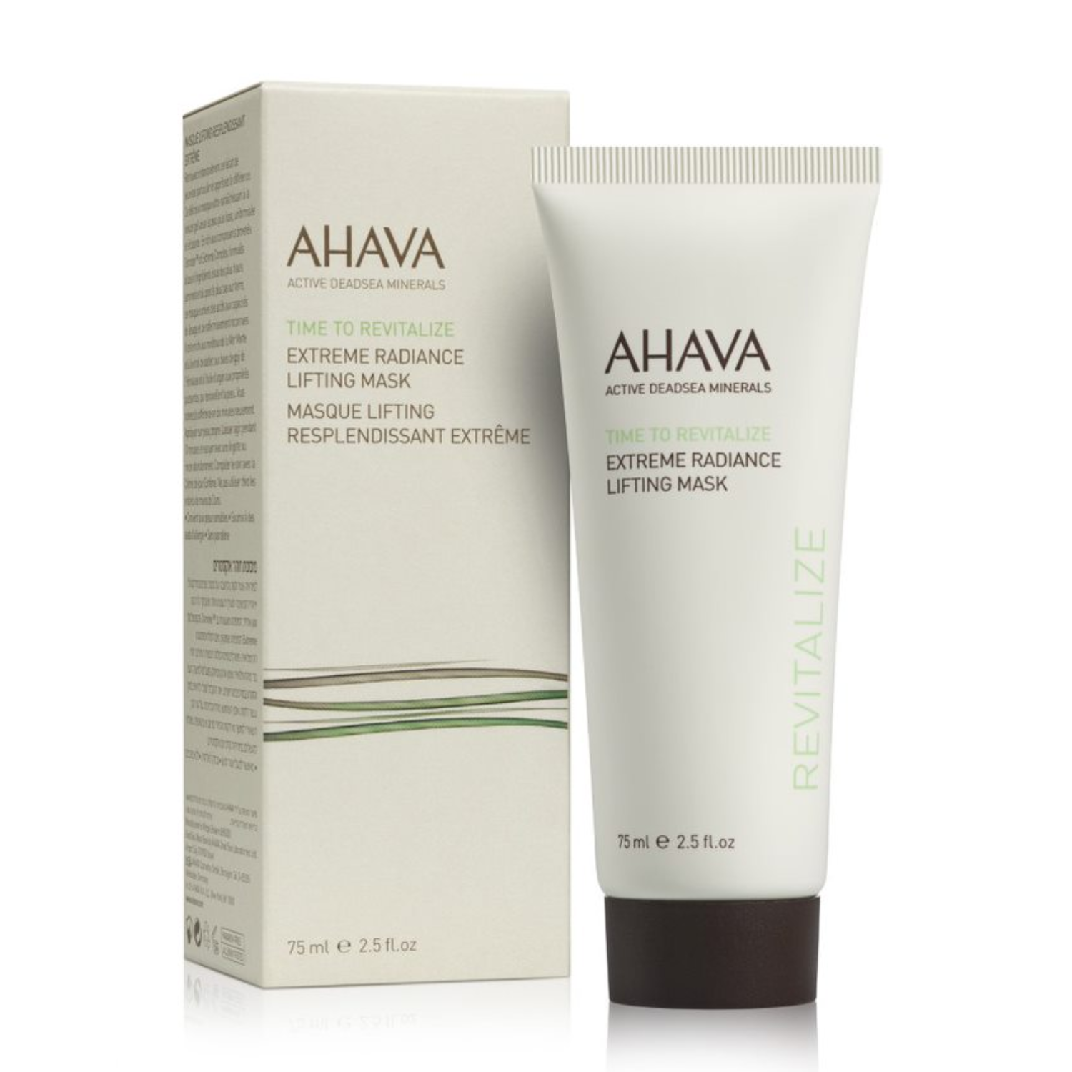 AHAVA TIME TO REVITALIZE EXTREME RADIANCE STANGRINANTI IR SKAISTINANTI VEIDO KAUKĖ,  75 ML
