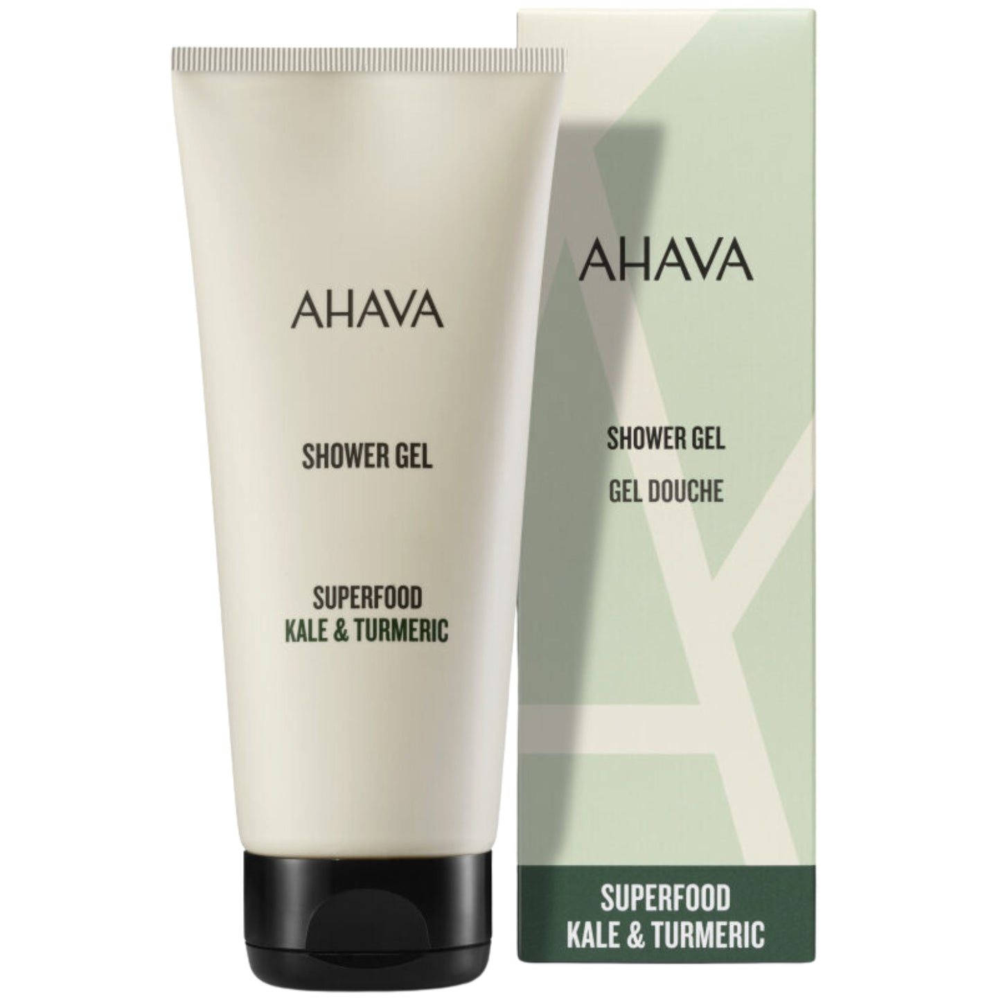 AHAVA KALE &amp;amp; TURMERIC DUŠO GELIS, 200 ML