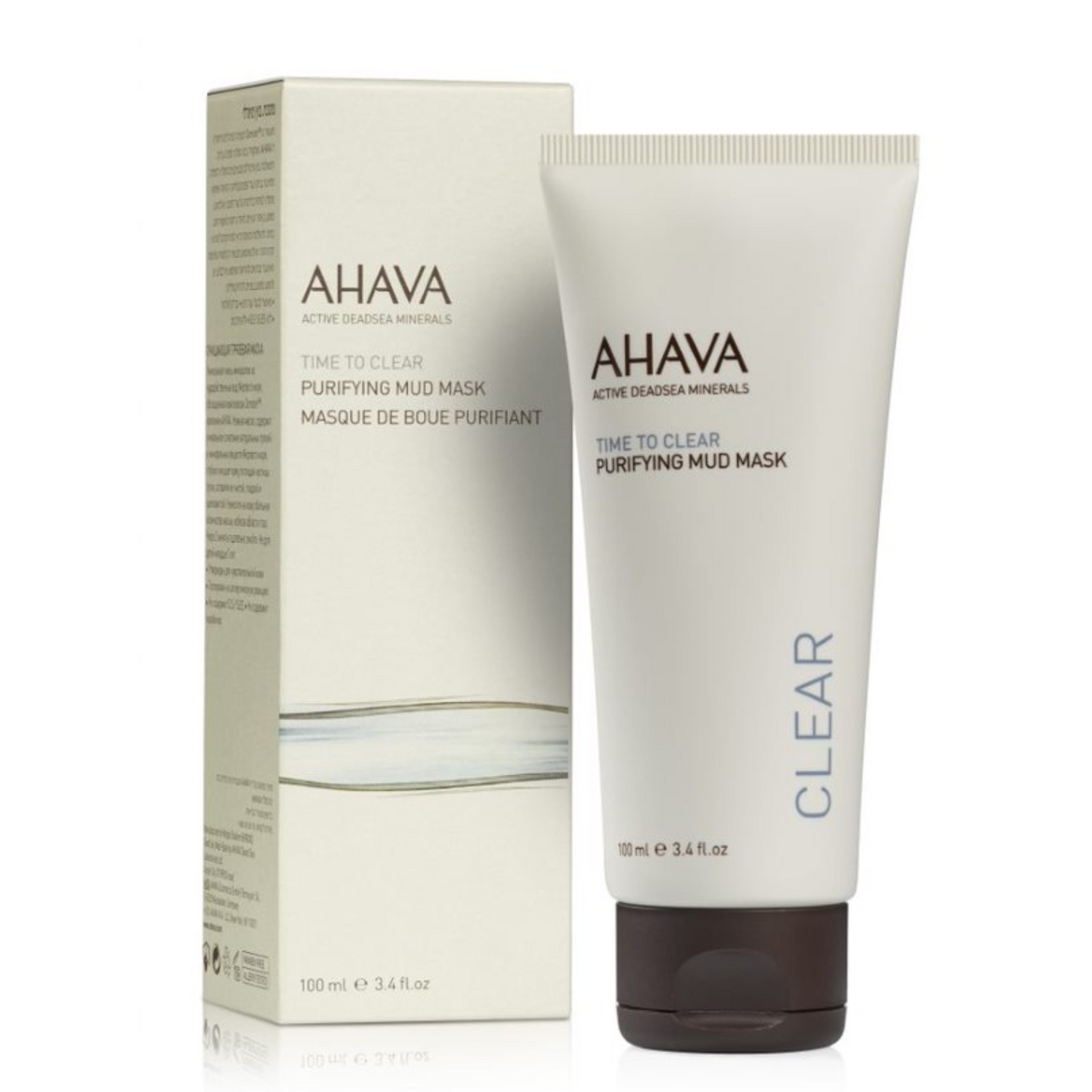 AHAVA TIME TO CLEAR VALOMOJI PURVO KAUKĖ, 100 ML