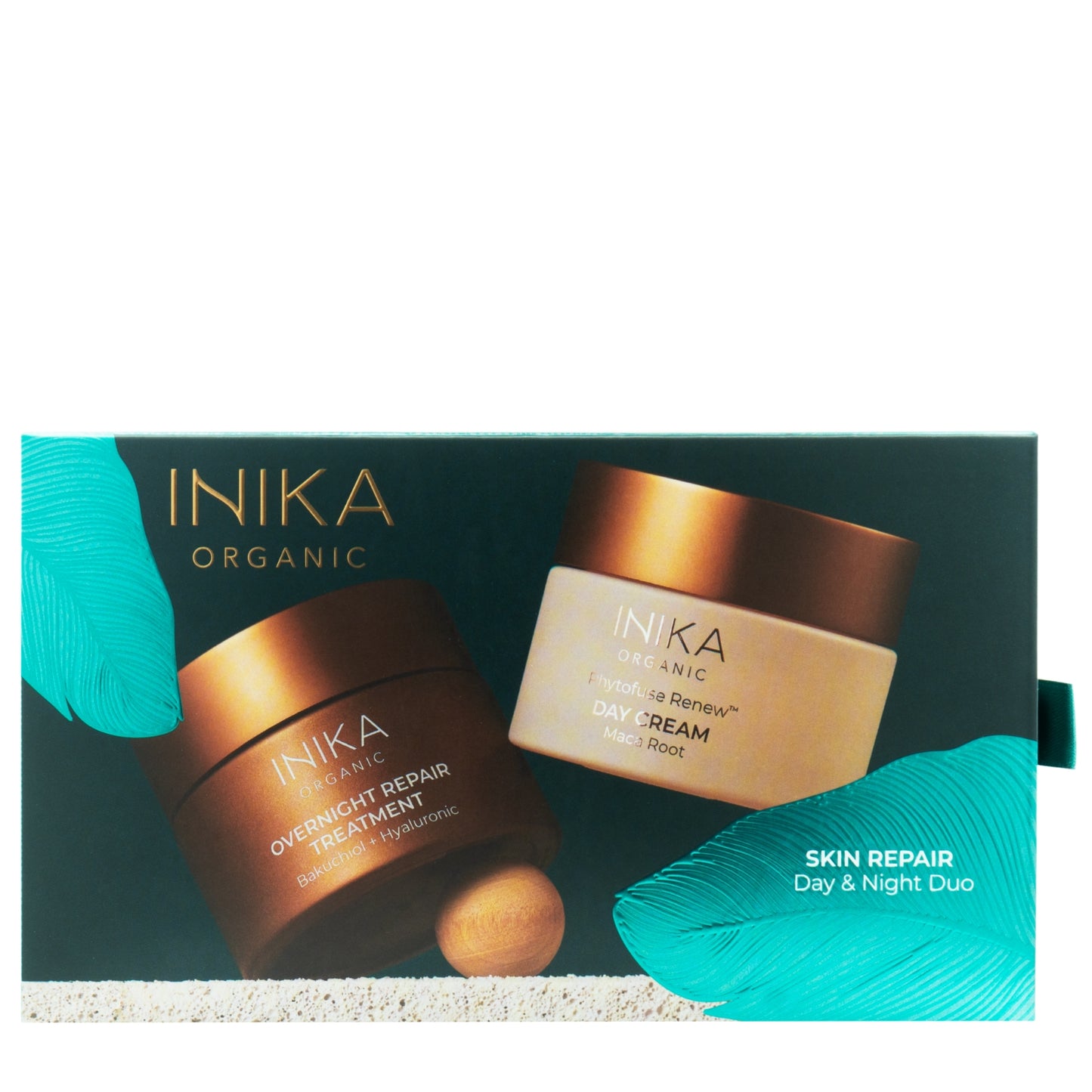 INIKA ORGANIC SKIN REPAIR DAY &amp;amp; NIGHT DUO DOVANŲ RINKINYS
