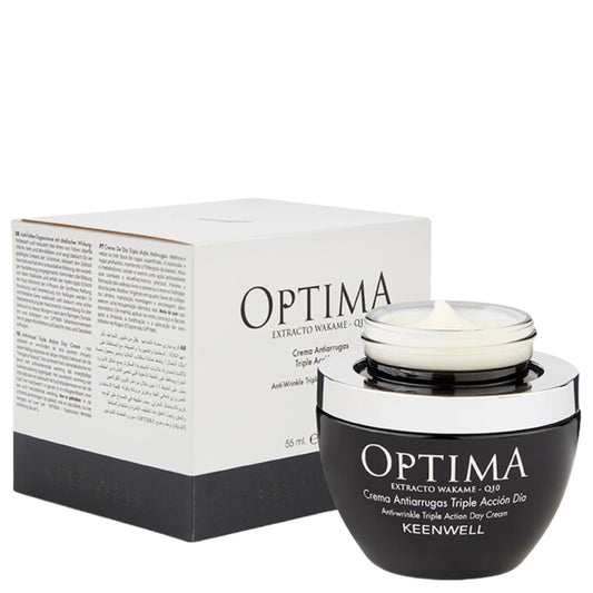 KEENWELL OPTIMA TREJOPO POVEIKIO DIENINIS VEIDO KREMAS, 55 ml
