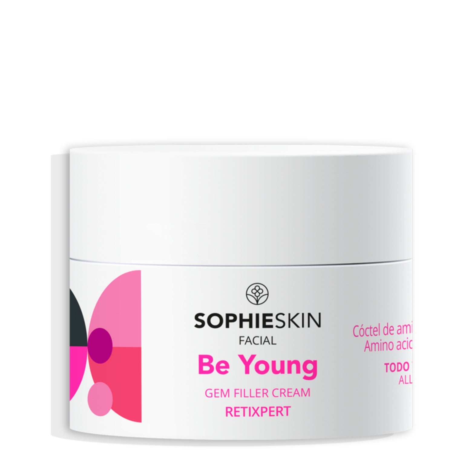 SOPHIESKIN BE YOUNG GEM FILLER VEIDO KREMAS SU AMINO RŪGŠTIMIS IR VITAMINAIS, 50 ML