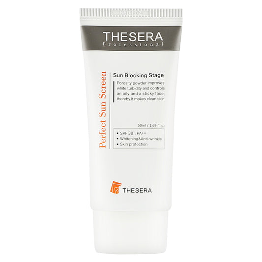 THESERA PERFECT SUN SCREEN KREMAS NUO SAULĖS SPF 30, 50 ML